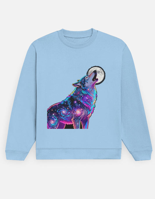 Unisex Sweatshirt | Cosmic Wolf Galaxy