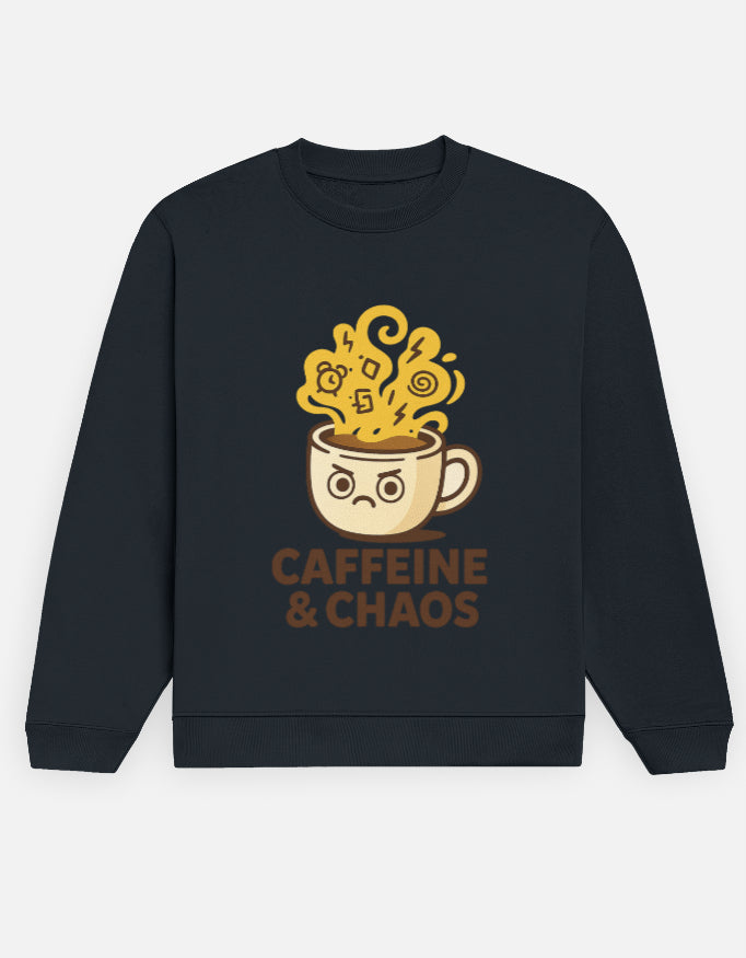 Unisex Sweatshirt | Caffine & Chaos