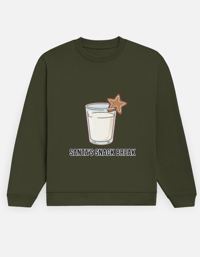 Unisex Sweatshirt | Santa's snack break