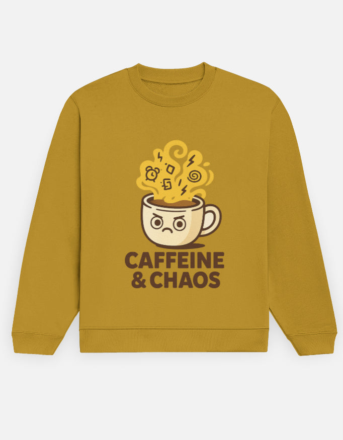 Unisex Sweatshirt | Caffine & Chaos