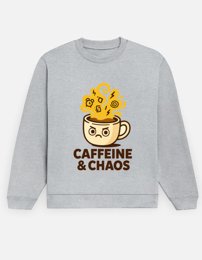 Unisex Sweatshirt | Caffine & Chaos