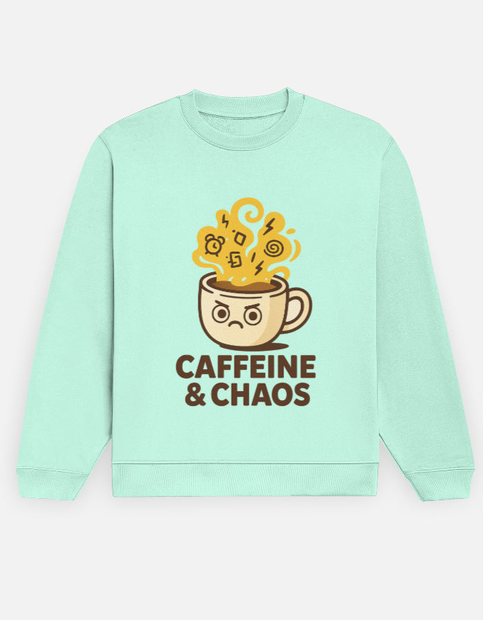 Unisex Sweatshirt | Caffine & Chaos