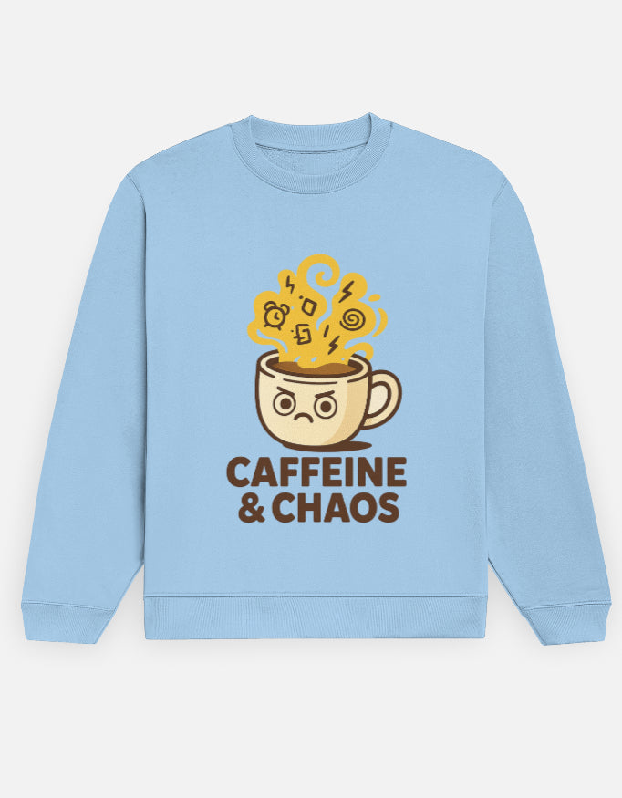 Unisex Sweatshirt | Caffine & Chaos